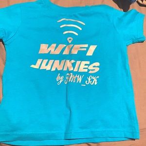 WiFi junkies kid shirt